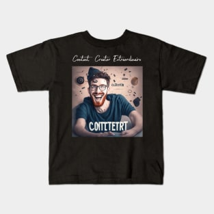 Content Creator Extraordinaire Kids T-Shirt